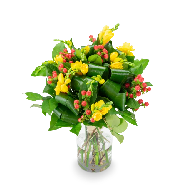 bouquet of freesia
